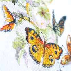 Cross stitch kit  Butterflies and Apples 21 x 27 cm 130-052