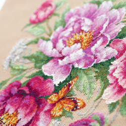 Cross stitch kit  Flower Magic. Peonies 30 x 30 cm 140-001