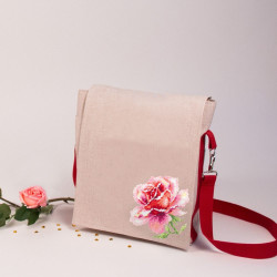 Cross stitch kit  Pink Rose 11 x 11 cm 150-002