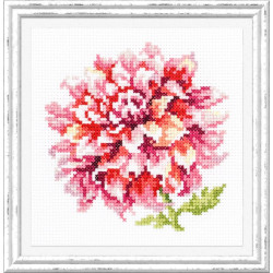 Cross stitch kit  Dahlia 11 ? 11 cm 150-008 MN-150-008