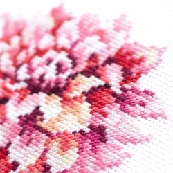 Cross stitch kit  Dahlia 11 ? 11 cm 150-008 MN-150-008