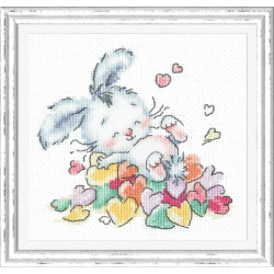 Cross stitch kit  Bathed in love 13 x 12 cm 19-07