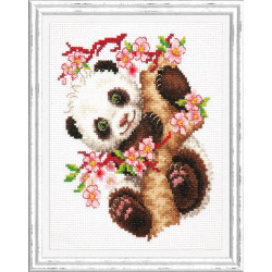 Cross stitch kit  Panda 15 x 18 cm 19-26