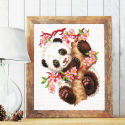 Cross stitch kit  Panda 15 x 18 cm 19-26