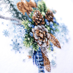 Cross stitch kit  Winter Forest Spirit 17 x 27 cm 200-017