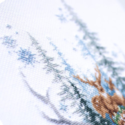Cross stitch kit  Winter Forest Spirit 17 x 27 cm 200-017