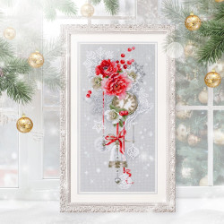 Cross stitch kit  Crystal Time 18 x 37 cm 200-240