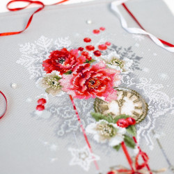Cross stitch kit  Crystal Time 18 x 37 cm 200-240