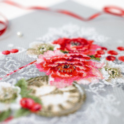 Cross stitch kit  Crystal Time 18 x 37 cm 200-240