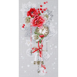Cross stitch kit  Crystal Time 18 x 37 cm 200-240