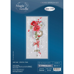 Cross stitch kit  Crystal Time 18 x 37 cm 200-240
