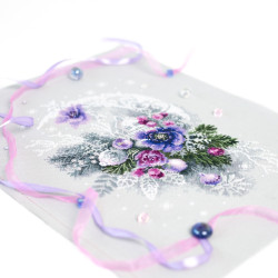 Cross stitch kit  Frosty Evening 18 x 27 cm 200-242 MN-200-242