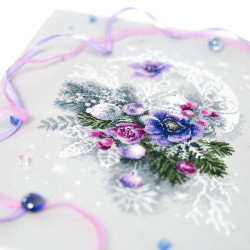 Cross stitch kit  Frosty Evening 18 x 27 cm 200-242 MN-200-242