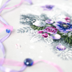 Cross stitch kit  Frosty Evening 18 x 27 cm 200-242 MN-200-242
