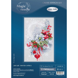 Cross stitch kit  Winter Caprice 19 x 28 cm 200-246