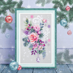 Cross stitch kit  Winter Fancy 18 x 29 cm 200-248 MN-200-248
