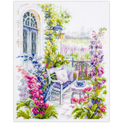 Cross stitch kit  Cozy Terrace 21 x 27 cm 210-067 MN-210-067