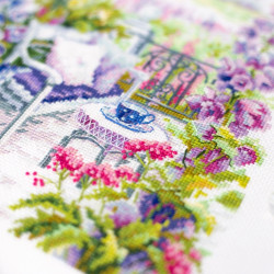 Cross stitch kit  Cozy Terrace 21 x 27 cm 210-067 MN-210-067