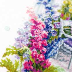 Cross stitch kit  Cozy Terrace 21 x 27 cm 210-067 MN-210-067
