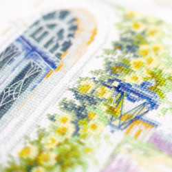 Cross stitch kit  Cozy Terrace 21 x 27 cm 210-067 MN-210-067