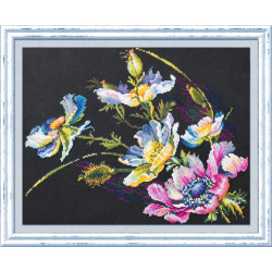 Cross stitch kit  The Secret of Anemones 40 x 30 cm 210-191