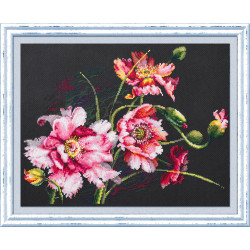 Cross stitch kit  The Mystery of Poppies 40 x 30 cm 210-192