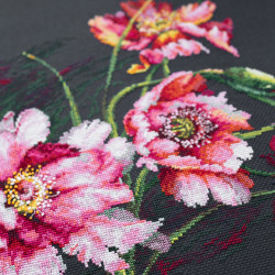 Cross stitch kit  The Mystery of Poppies 40 x 30 cm 210-192