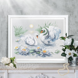 Cross stitch kit  Wedding Waltz 41 x 31 cm 210-200