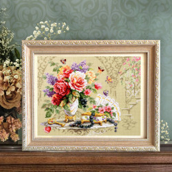 Cross stitch kit  Flirty Time 35 x 25 cm 210-205