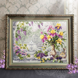 Cross stitch kit  White Night Romance 32 x 25 cm 210-206