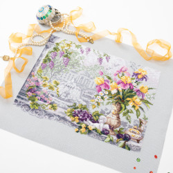 Cross stitch kit  White Night Romance 32 x 25 cm 210-206