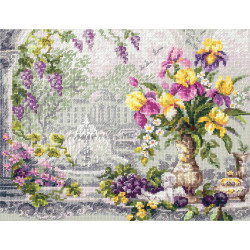 Cross stitch kit  White Night Romance 32 x 25 cm 210-206