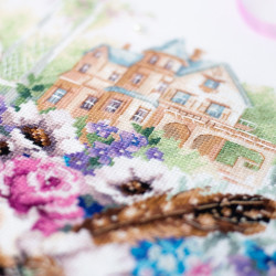 Cross stitch kit  Victorian House 38 x 30 cm 210-207