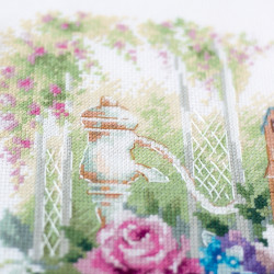 Cross stitch kit  Victorian House 38 x 30 cm 210-207
