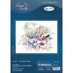 Cross stitch kit  Victorian House 38 x 30 cm 210-207