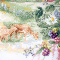Cross stitch kit  The Old Manor 38 x 27 cm 210-209