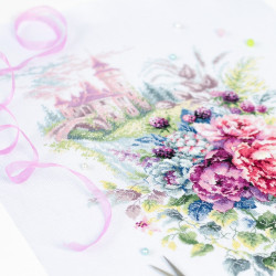 Cross stitch kit  The Old Castle 27 x 38 cm 210-210