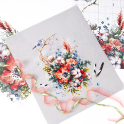 Cross stitch kit  Poppy and Cotton 18 x 26 cm 210-301