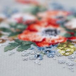 Cross stitch kit  Poppy and Cotton 18 x 26 cm 210-301