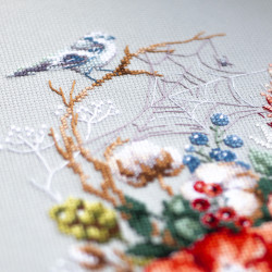 Cross stitch kit  Poppy and Cotton 18 x 26 cm 210-301