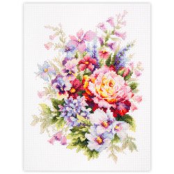 Cross stitch kit  Summer Flowers 19 x 26 cm 210-311