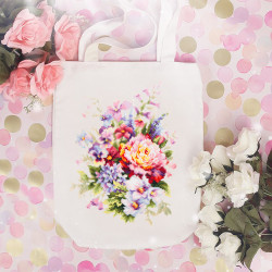 Cross stitch kit  Summer Flowers 19 x 26 cm 210-311