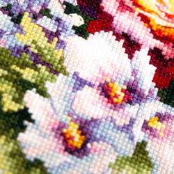 Cross stitch kit  Summer Flowers 19 x 26 cm 210-311