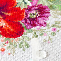 Cross stitch kit  Amaryllis Bouquet 36 x 27 cm 210-314