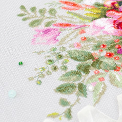 Cross stitch kit  Amaryllis Bouquet 36 x 27 cm 210-314
