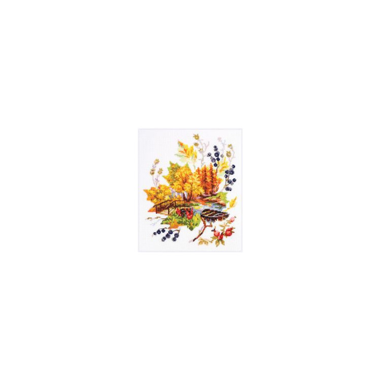 Cross stitch kit  Autumn Elegy 21 x 26 cm 210-320 MN-210-320
