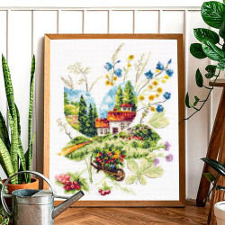 Cross stitch kit  Summer Day 21 x 26 cm 210-321