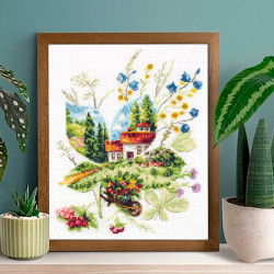 Cross stitch kit  Summer Day 21 x 26 cm 210-321