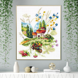 Cross stitch kit  Summer Day 21 x 26 cm 210-321