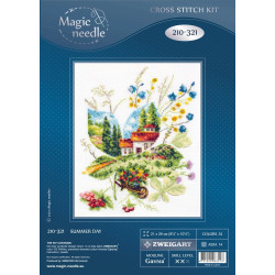 Cross stitch kit  Summer Day 21 x 26 cm 210-321
